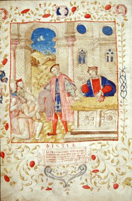 Terrier des revenus de la confrérie des pauvres à vêtir (1535) - H SUP LIMOGES 8 B 3