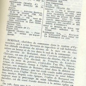 Histoire des communes et toponymie