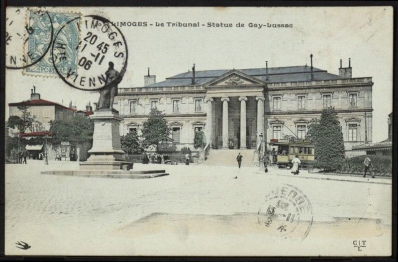 Limoges - Le tribunal  - Coll. Dr Robert - 46 Fi 11269