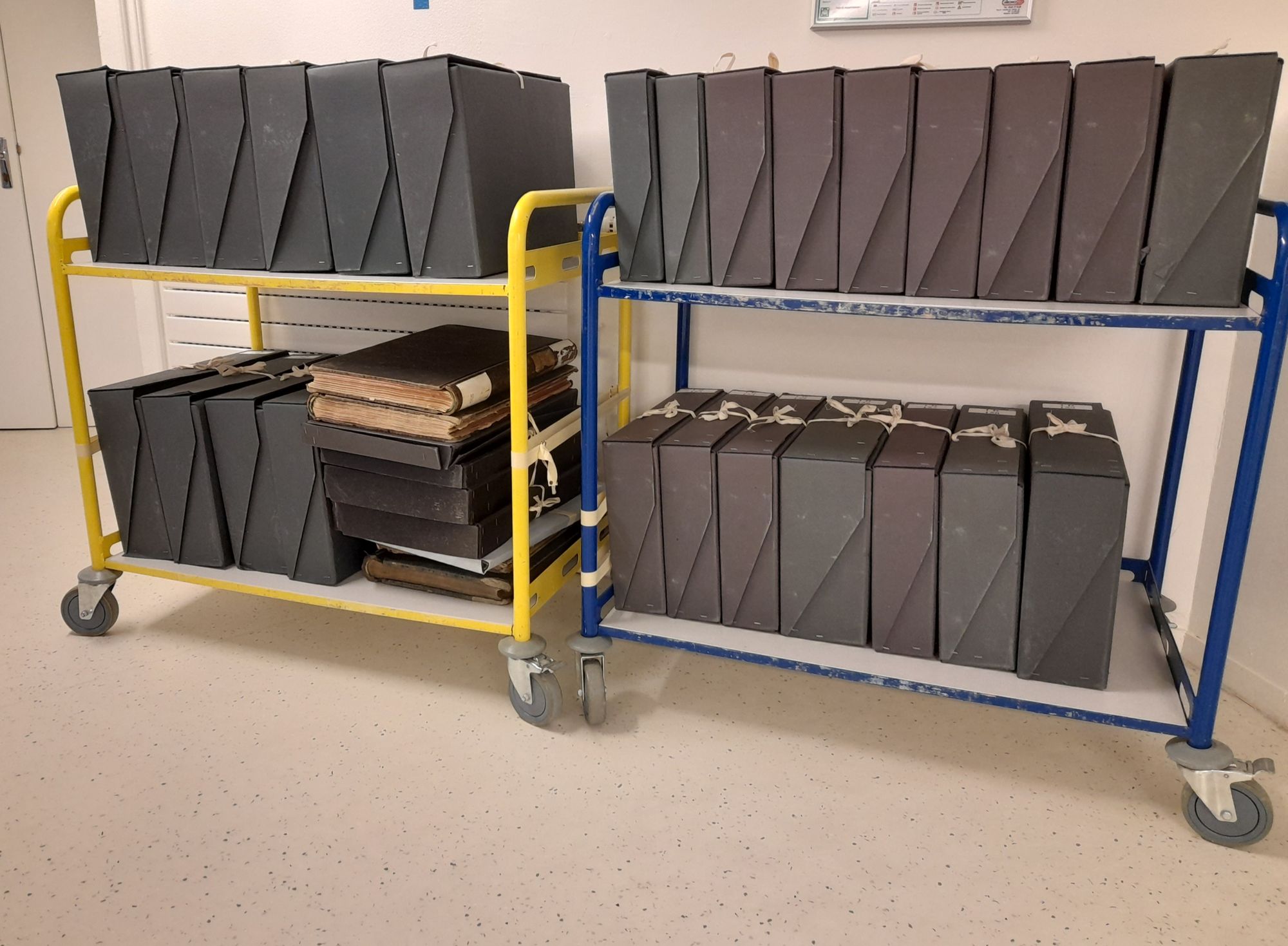 Départ en numérisation