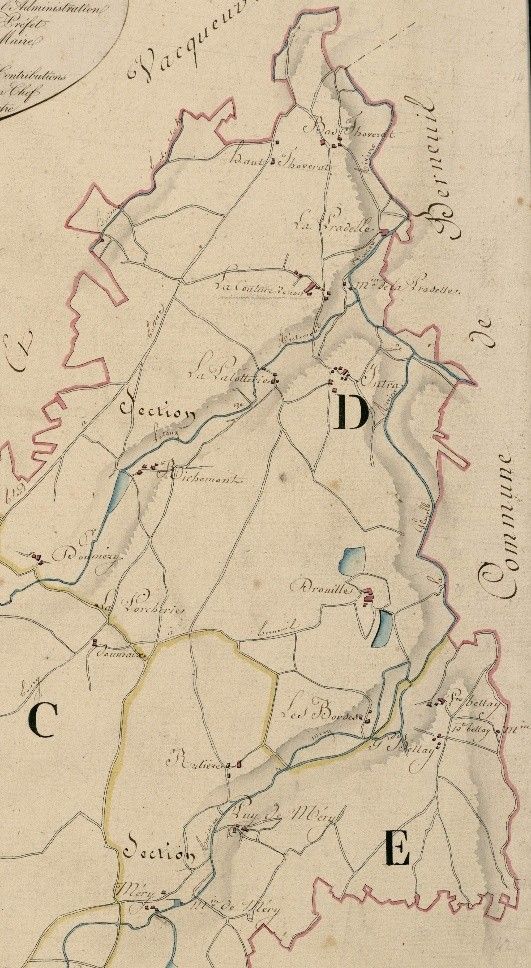 3 P 28/1 Cadastre napoléonien de Blond (1824)