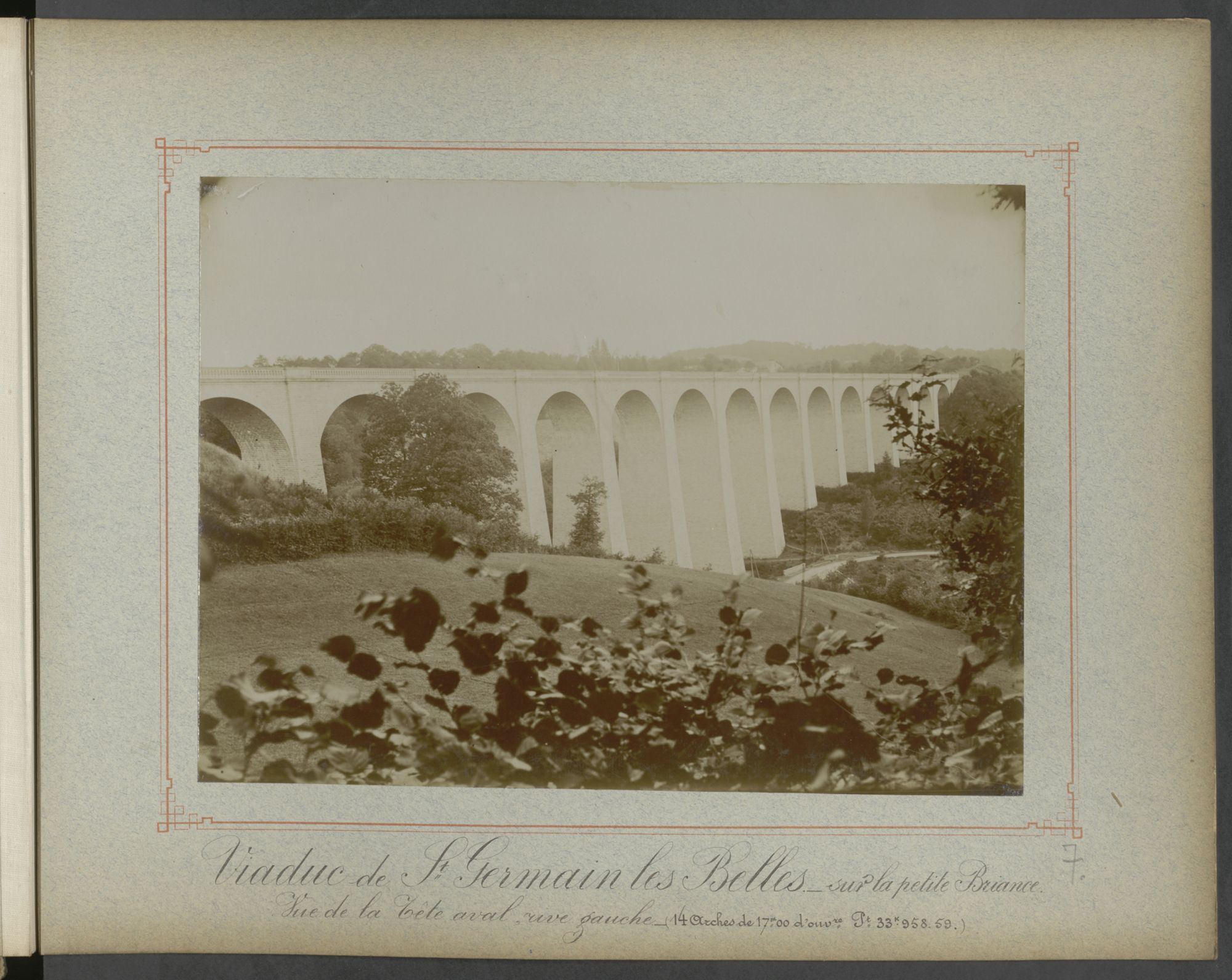 La construction de la ligne de chemin de fer Limoges-Brive (31 Fi 7)