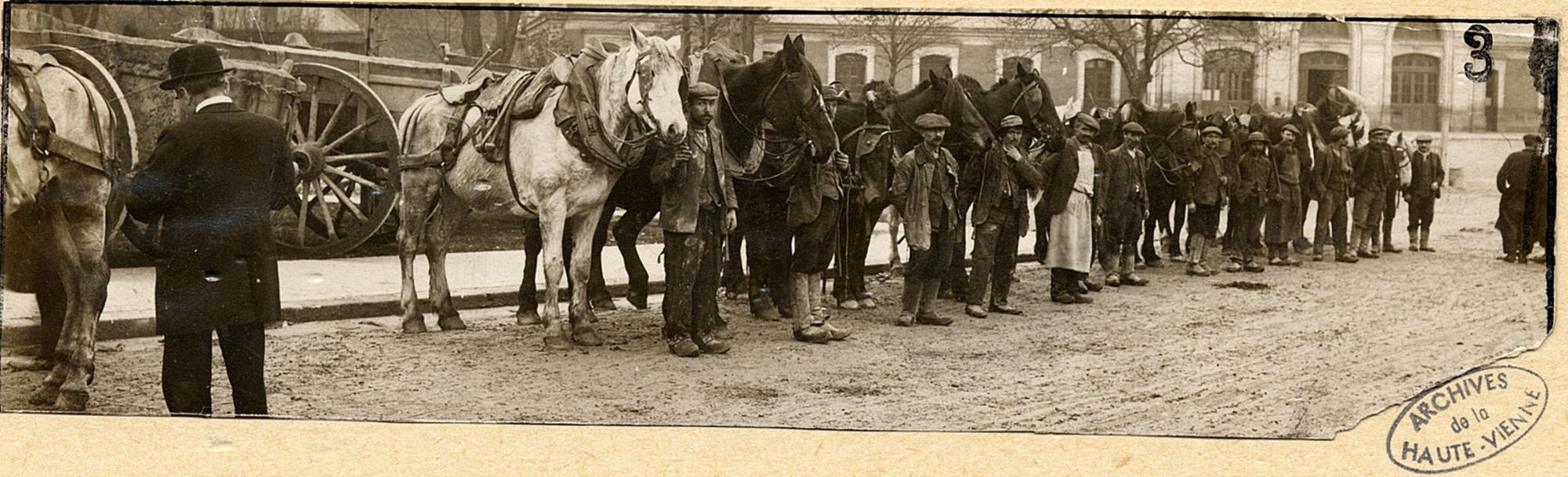 Le ramassage des ordures ménagères à Limoges vers 1900