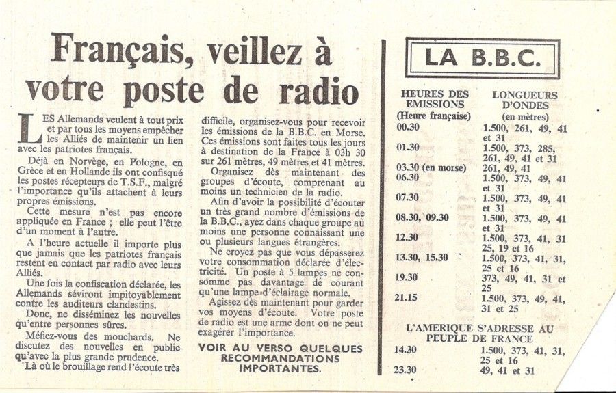 1940 Entrer en Résistance