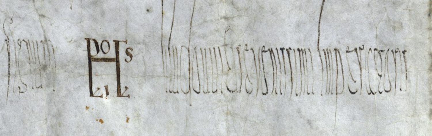 Monogramme de Louis le Pieux