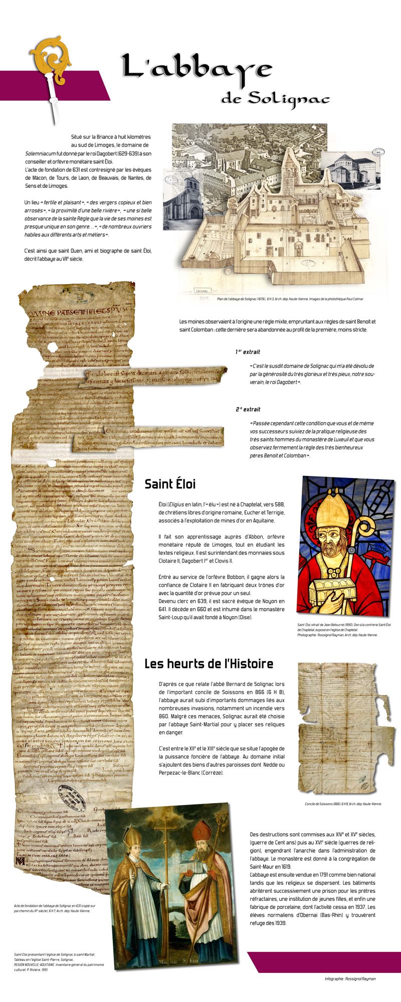 L'abbaye de Solignac