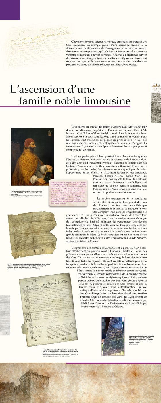 L'ascension d'une famille noble limousine