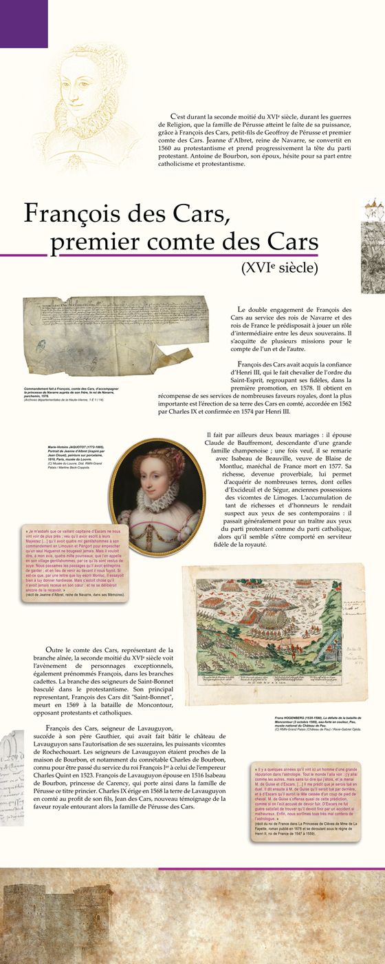 François des Cars, premier comte des Cars (XVIe siècle)