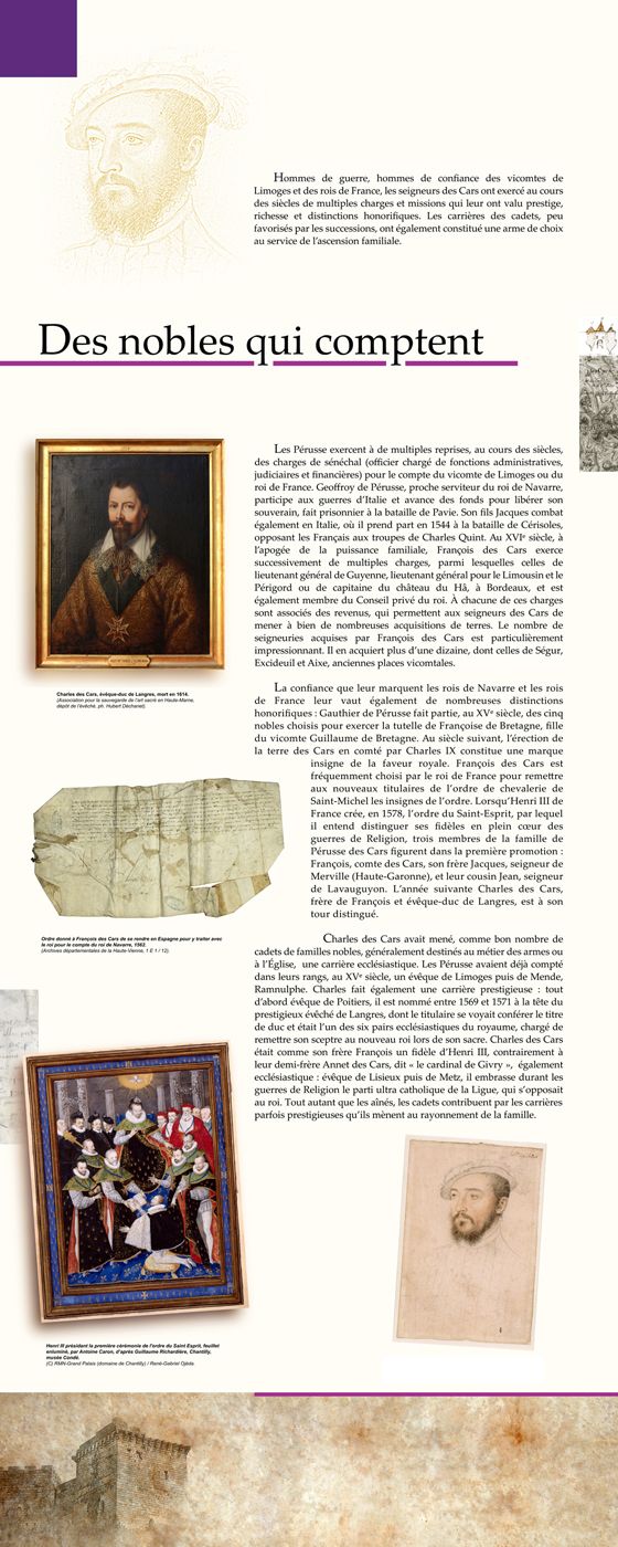 Des nobles qui comptent