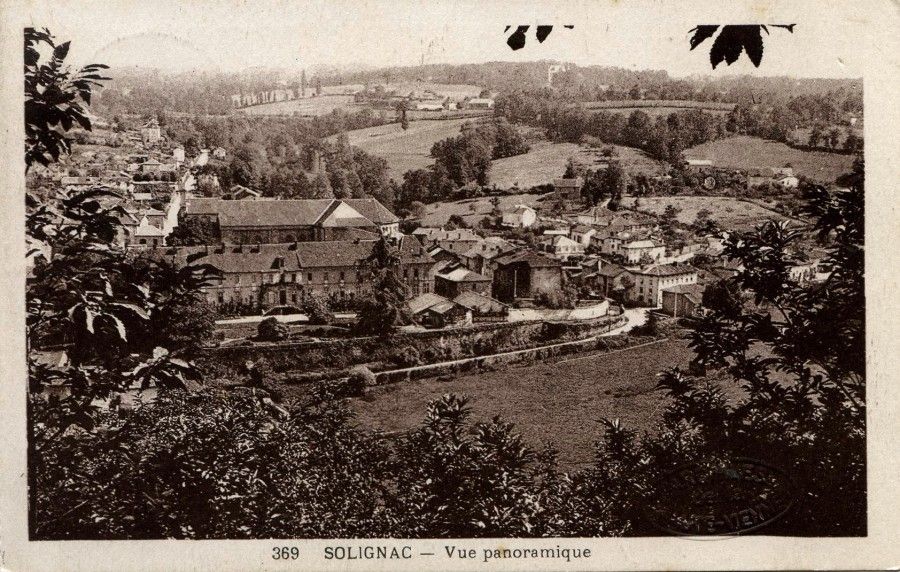 Vue de Solignac