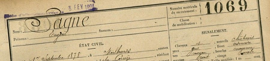 Registres matricules en ligne