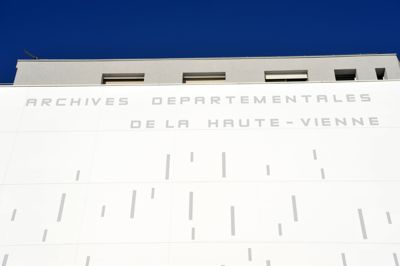 Le bâtiment des Archives départementales de la Haute-Vienne