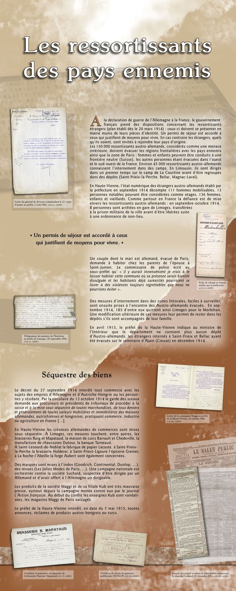 Les ressortissants des pays ennemis