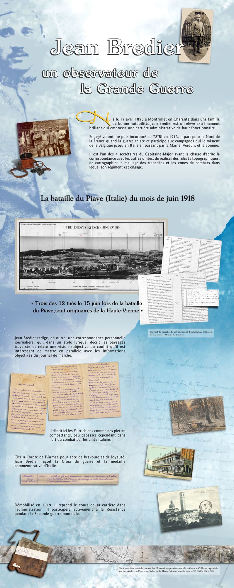 Jean Bredier, un observateur de la Grande Guerre